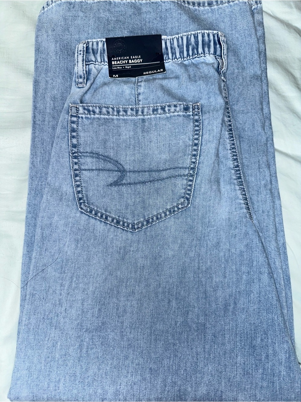 American Eagle Beachy Baggy Low-rise pants